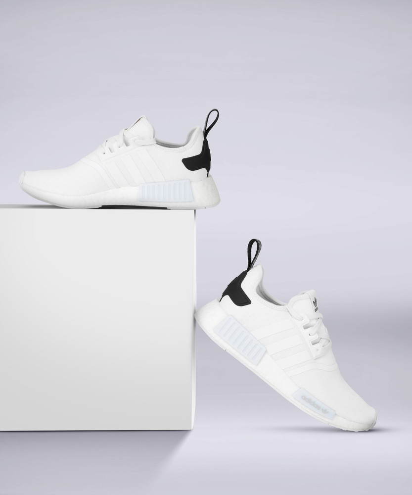 nmd colorblock white black