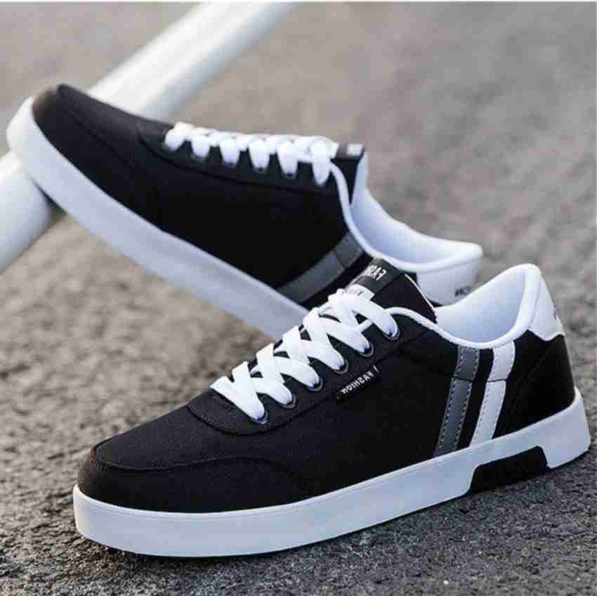 Leather canvas shoes on sale mens