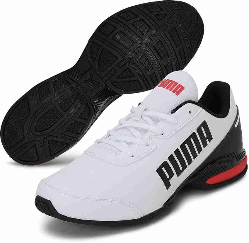 Puma black high risk red enzin sl v2 top