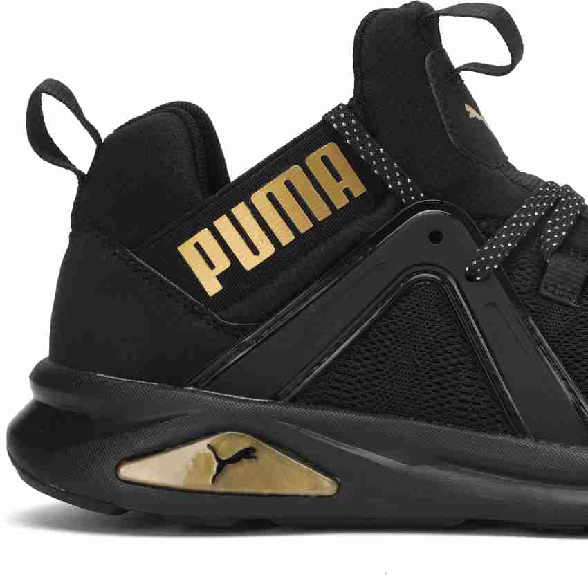 Puma enzo black and on sale gold