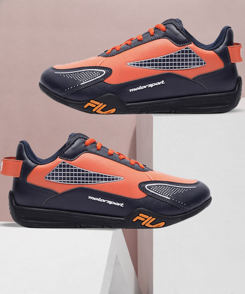 Orange racing shoes hot sale