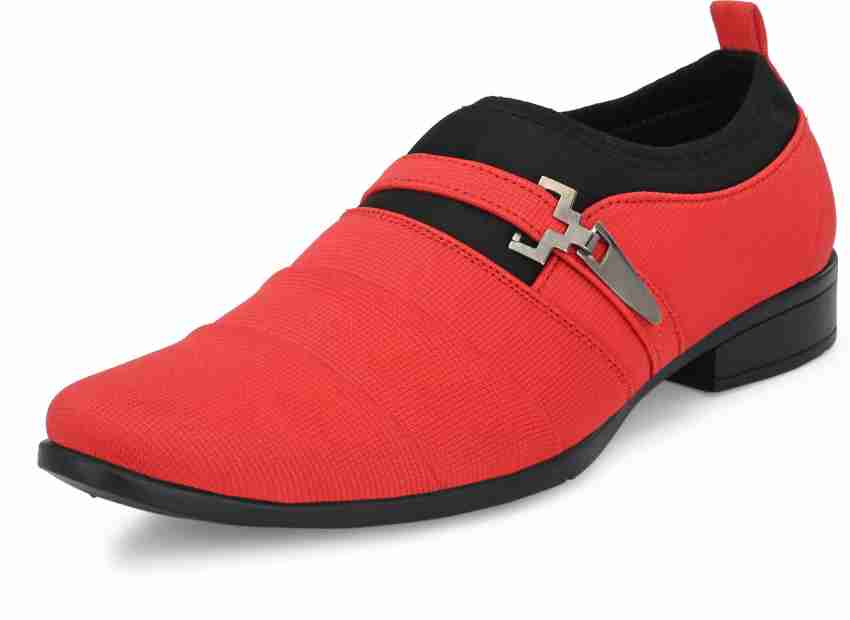 Red colour formal on sale shoes