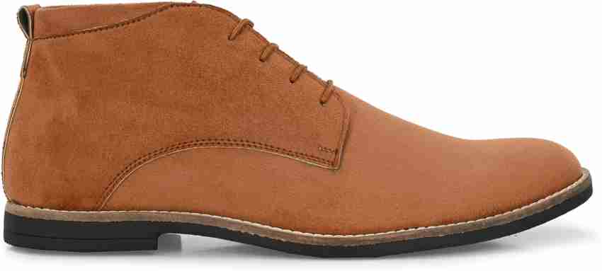 Tan suede hot sale chukka boots mens