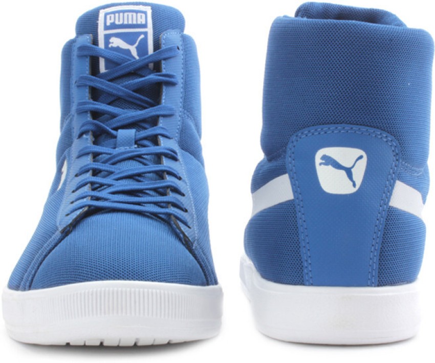 PUMA Archive Lite Mid Mesh RT Sneakers For Men Buy Snorkel Blue White Color PUMA Archive Lite Mid Mesh RT Sneakers For Men Online at Best Price Shop Online for