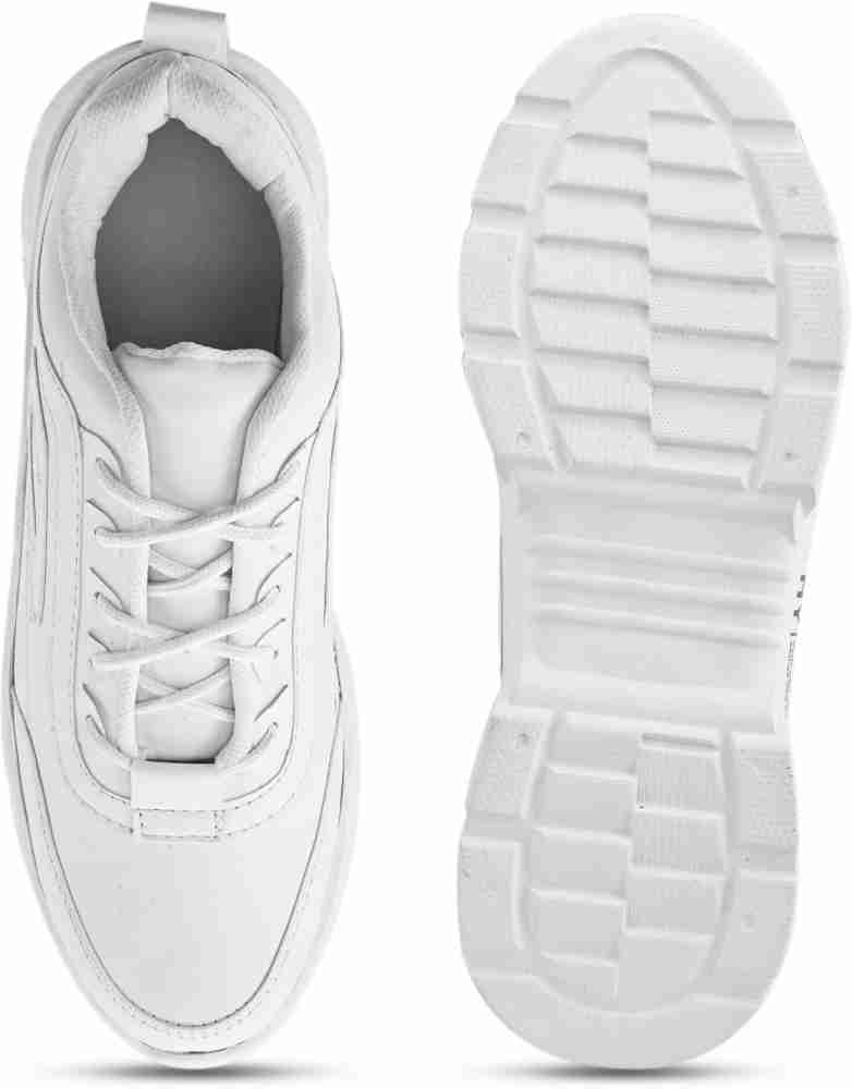 PUNCH WHITE - sneakers for men, white casual shoes for men, college shoes  for men, sneakers for boys