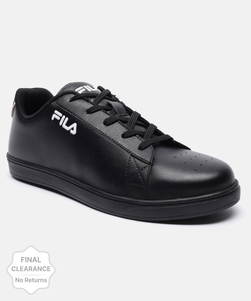 Fila black clearance leather