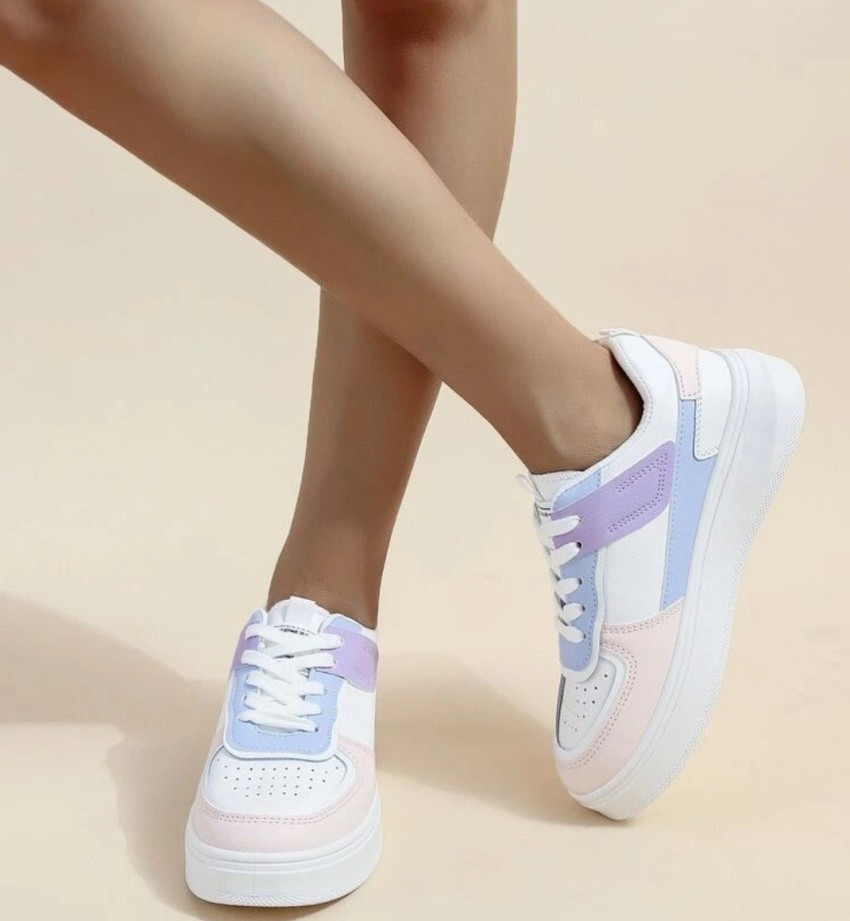 White purple cheap shoes