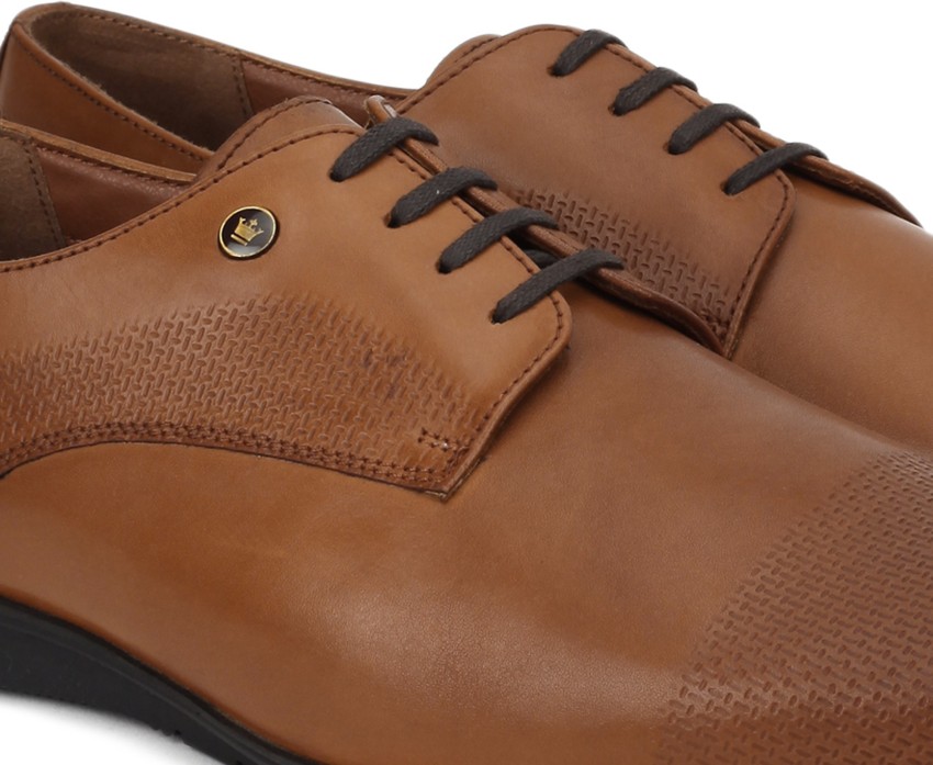 Shop for Men Brown Leather Lace Up Shoes - 890913 Online at 5999.000000.  Get Solid Lace Up Shoes for Men at Louis P… in 2023