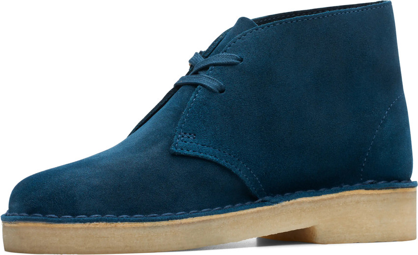 Clarks desert boot on sale midnight blue