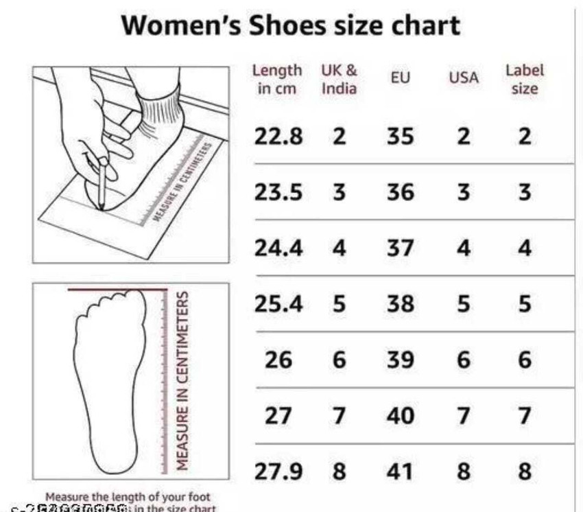 nike women's foot size chart