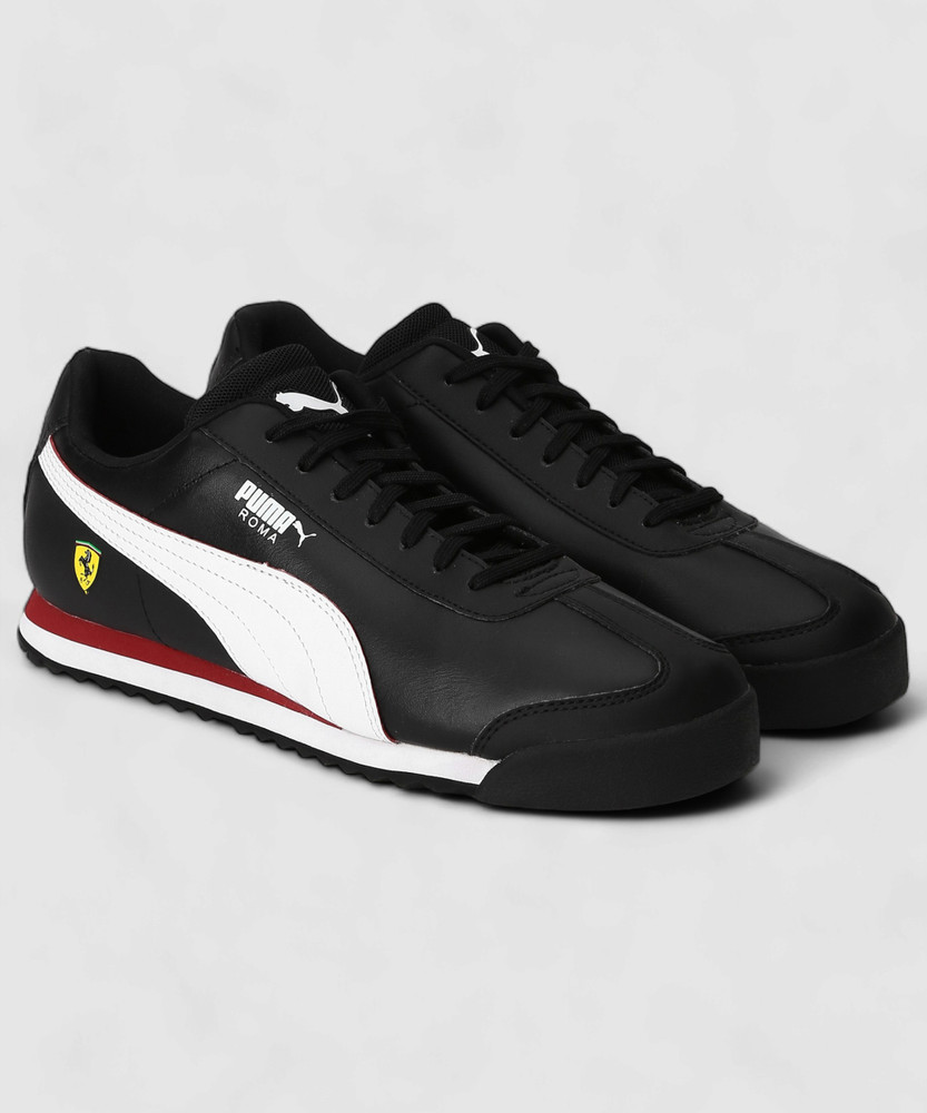 Puma roma shoes black sale