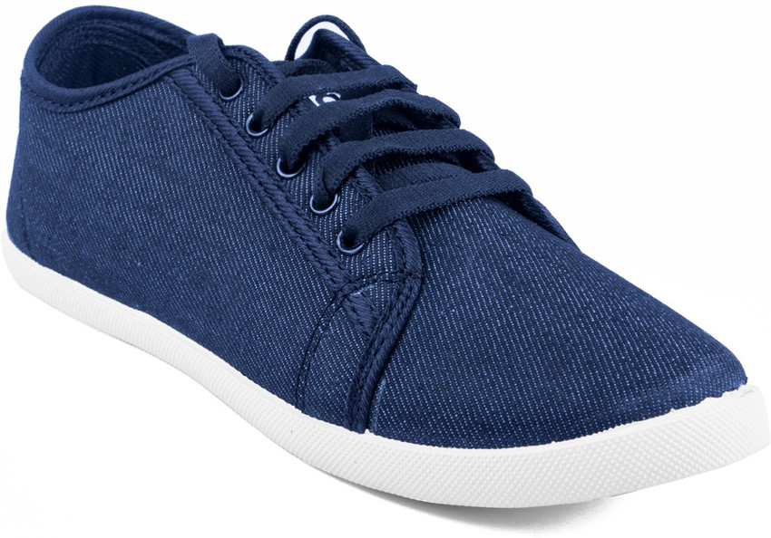 Ladies navy casual shoes shop