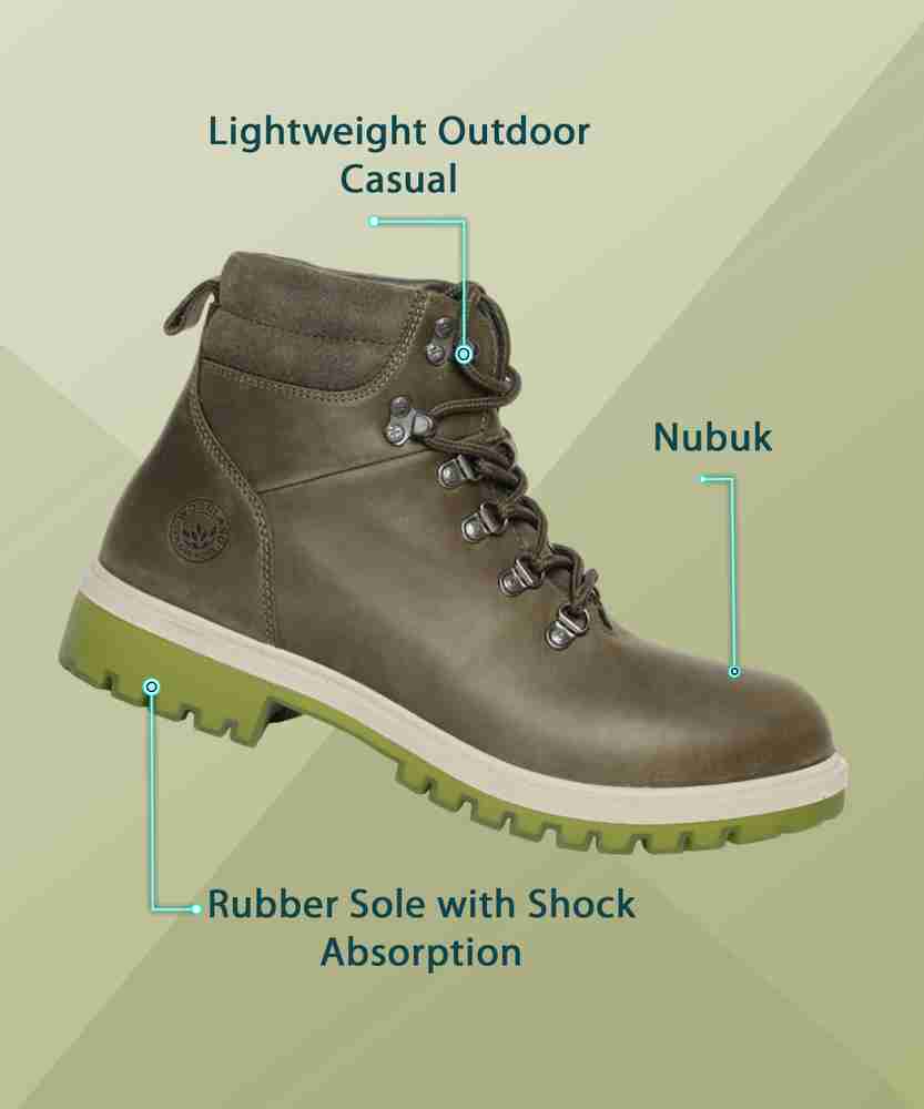 Woodland flat boots top