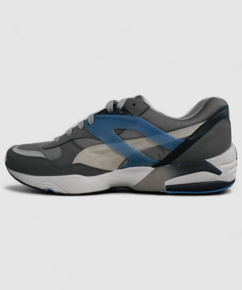 PUMA R698 Mesh Neoprene Mid Ankle Sneaker For Men Buy Glacier Grey White Drizzle Color PUMA R698 Mesh Neoprene Mid Ankle Sneaker For Men Online at Best Price Shop Online for Footwears