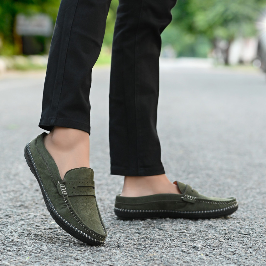 Green shoes mens fashion discount