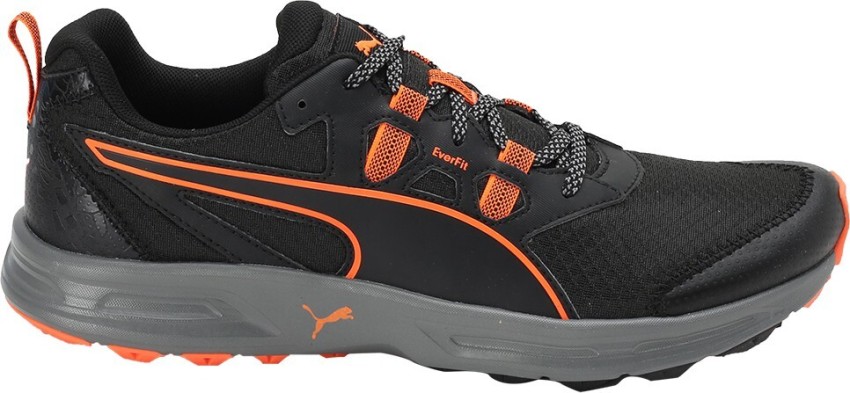 PUMA Essential Trail Running Shoes For Men Buy Puma Black QUIET SHADE Shocking Orange Color PUMA Essential Trail Running Shoes For Men Online at Best Price Shop Online for Footwears in India