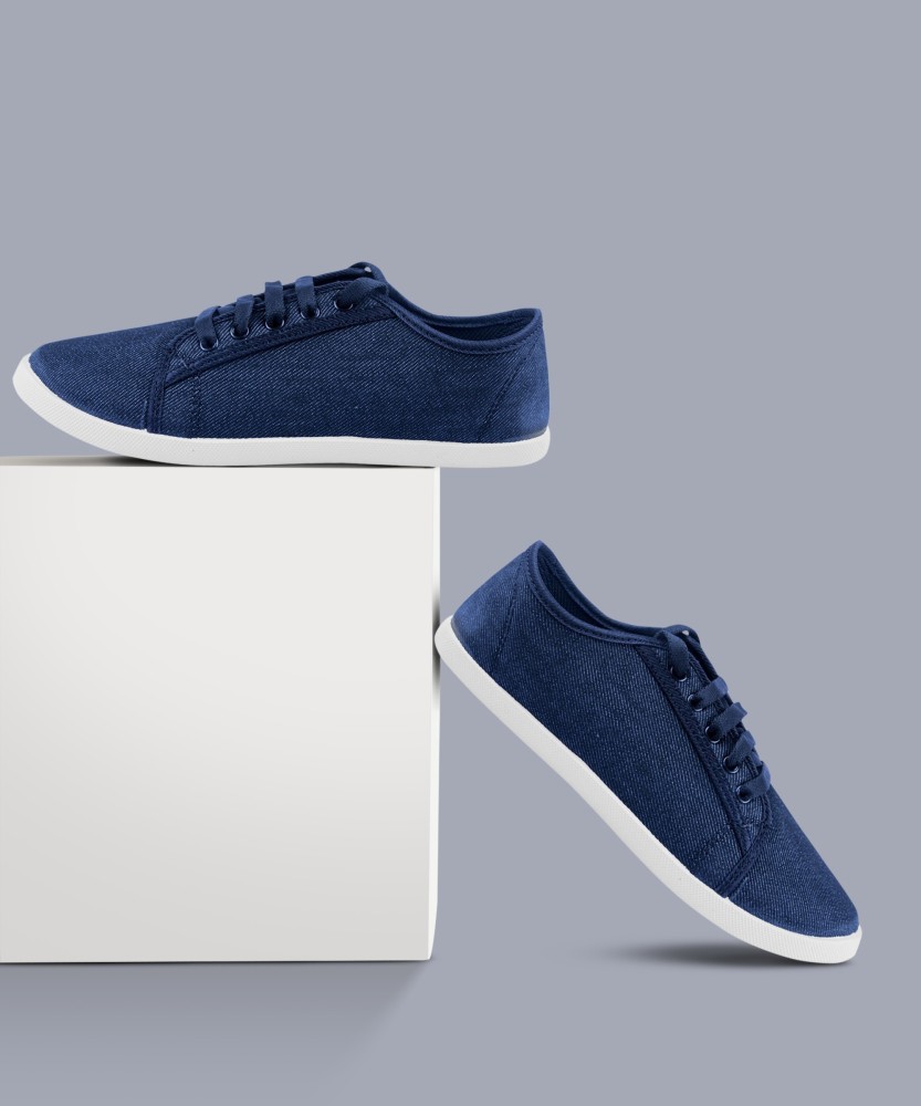 Womens navy blue casual on sale shoes