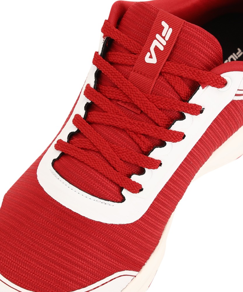 Fila sale trainers red