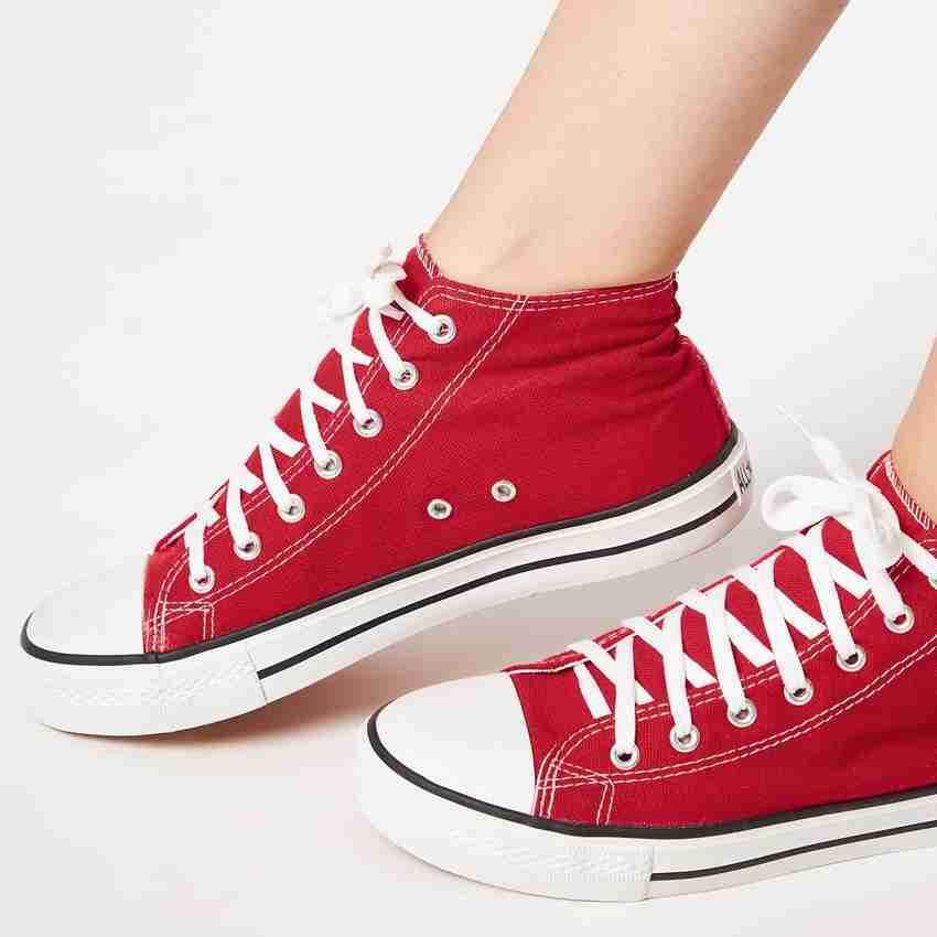 Canvas shoes ankle length hotsell