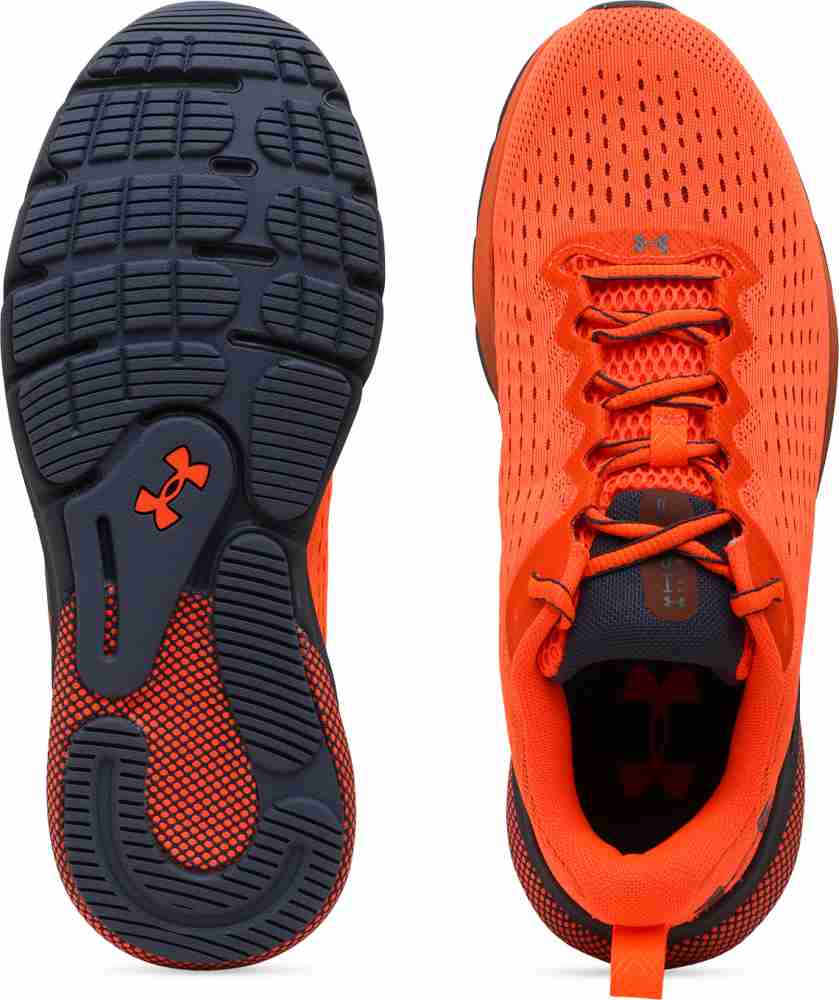 Mens orange sale under armour shoes