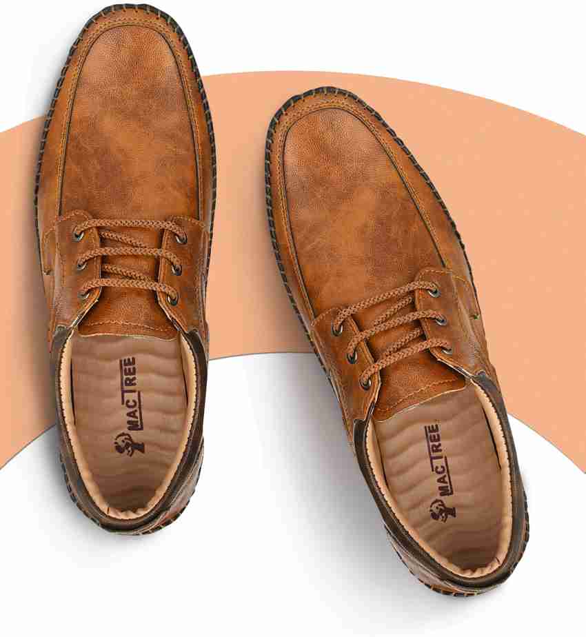 Buy Brown Formal Shoes for Men by Mactree Online