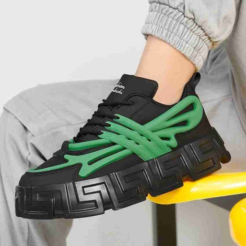 Black and green clearance shoes