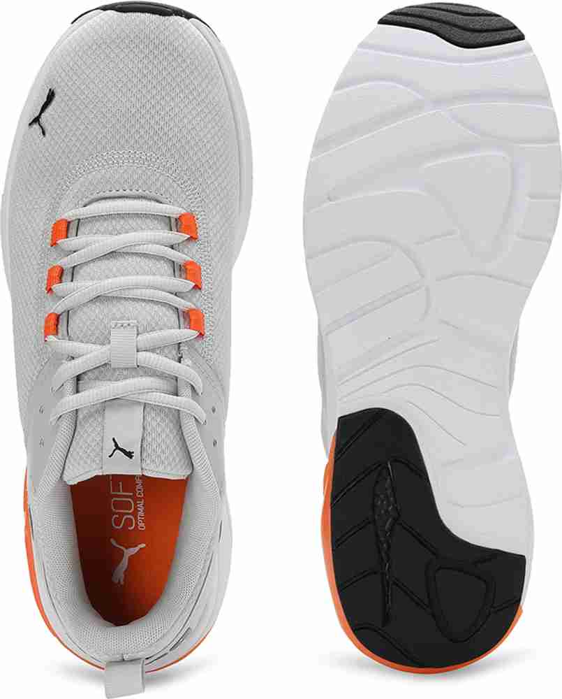 Grey and orange puma shoes new arrivals