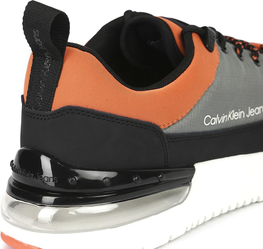 Calvin klein orange sneaker hotsell