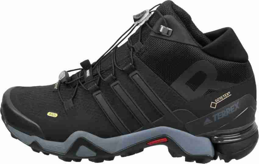 ADIDAS TERREX FAST R MID GTX Outdoor Shoes For Men Buy CBLACK CBLACK FTWWHT Color ADIDAS TERREX FAST R MID GTX Outdoor Shoes For Men Online at Best Price Shop Online for