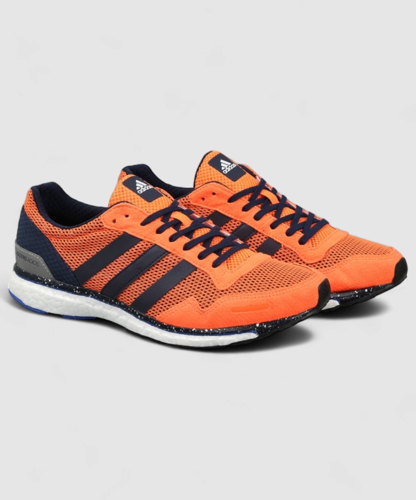 Adidas adizero adios 3 boost mens running shoes  orange best sale