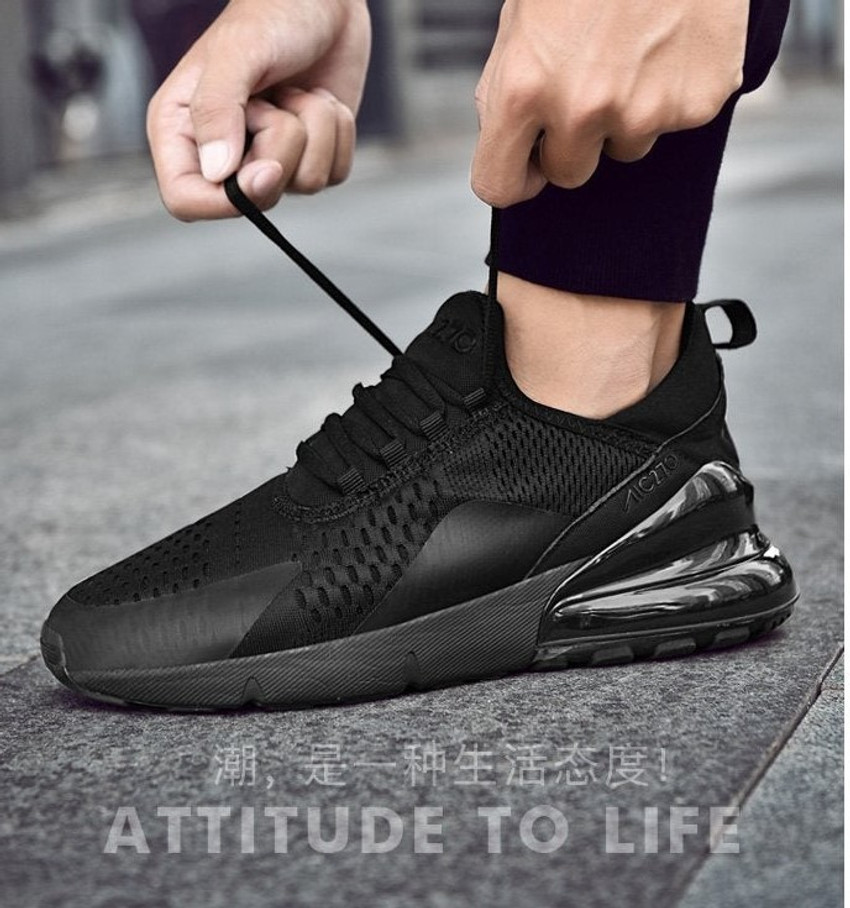 CUBICS CS Air 270 Max Trainers All Black Outdoors For Men Buy