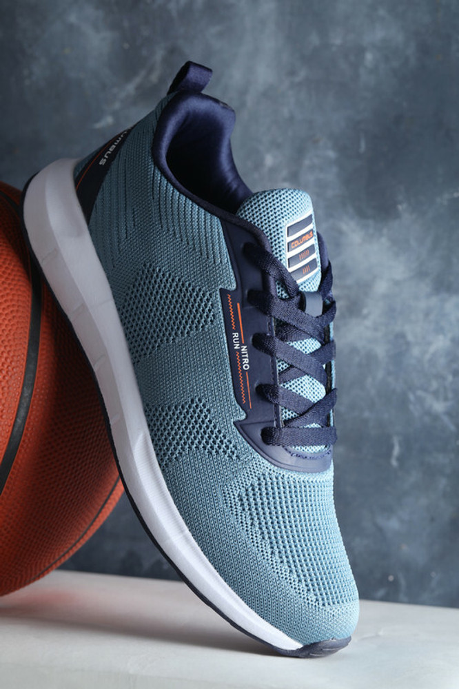 Columbus navy top running shoes