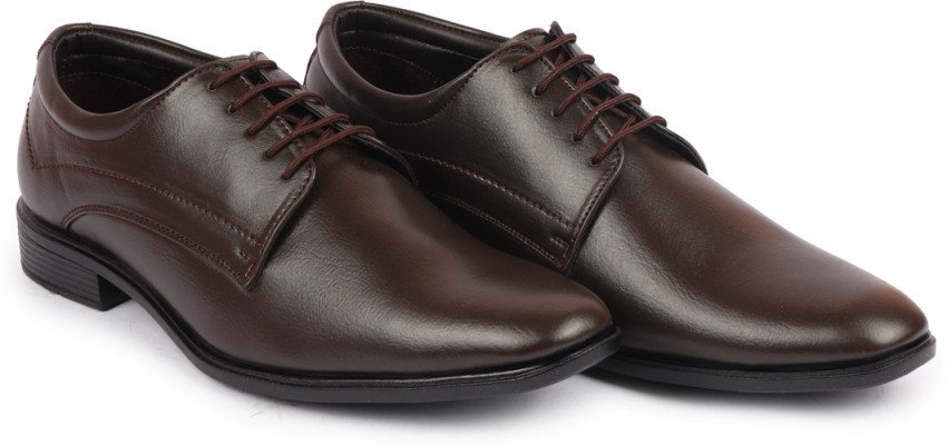 Brown formal best sale shoes flipkart