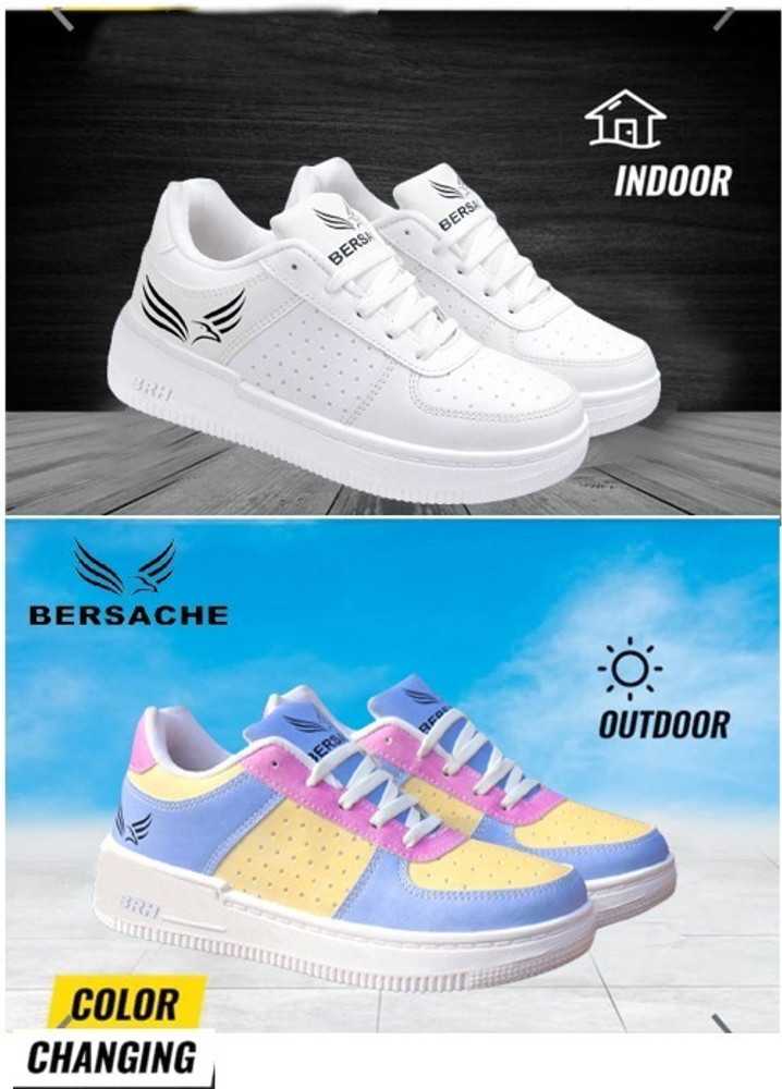 BERSACHE Bersache Lightweight Color Changing Casual Sneaker Shoes