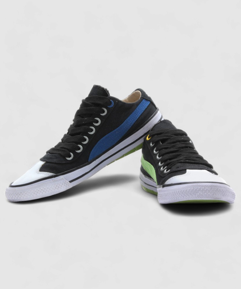 PUMA 917 Lo Fun Pack Canvas Shoes For Men Buy Black Green Color PUMA 917 Lo Fun Pack Canvas Shoes For Men Online at Best Price Shop Online for Footwears