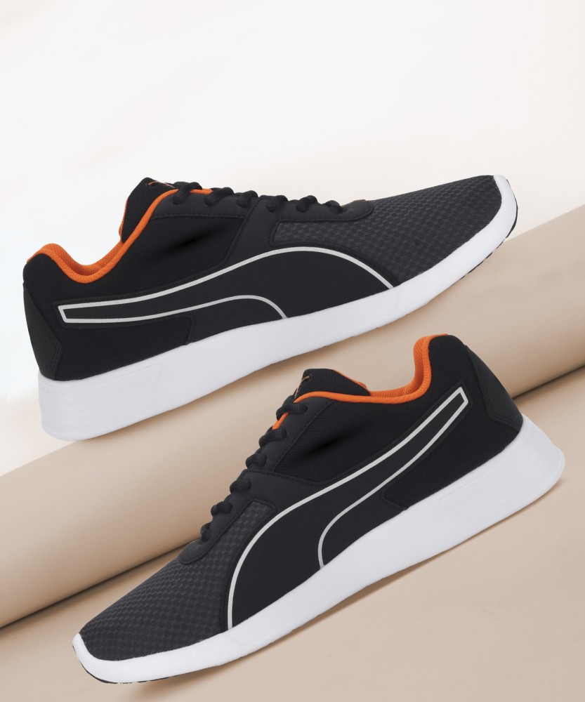 Puma kor sneakers store black orange