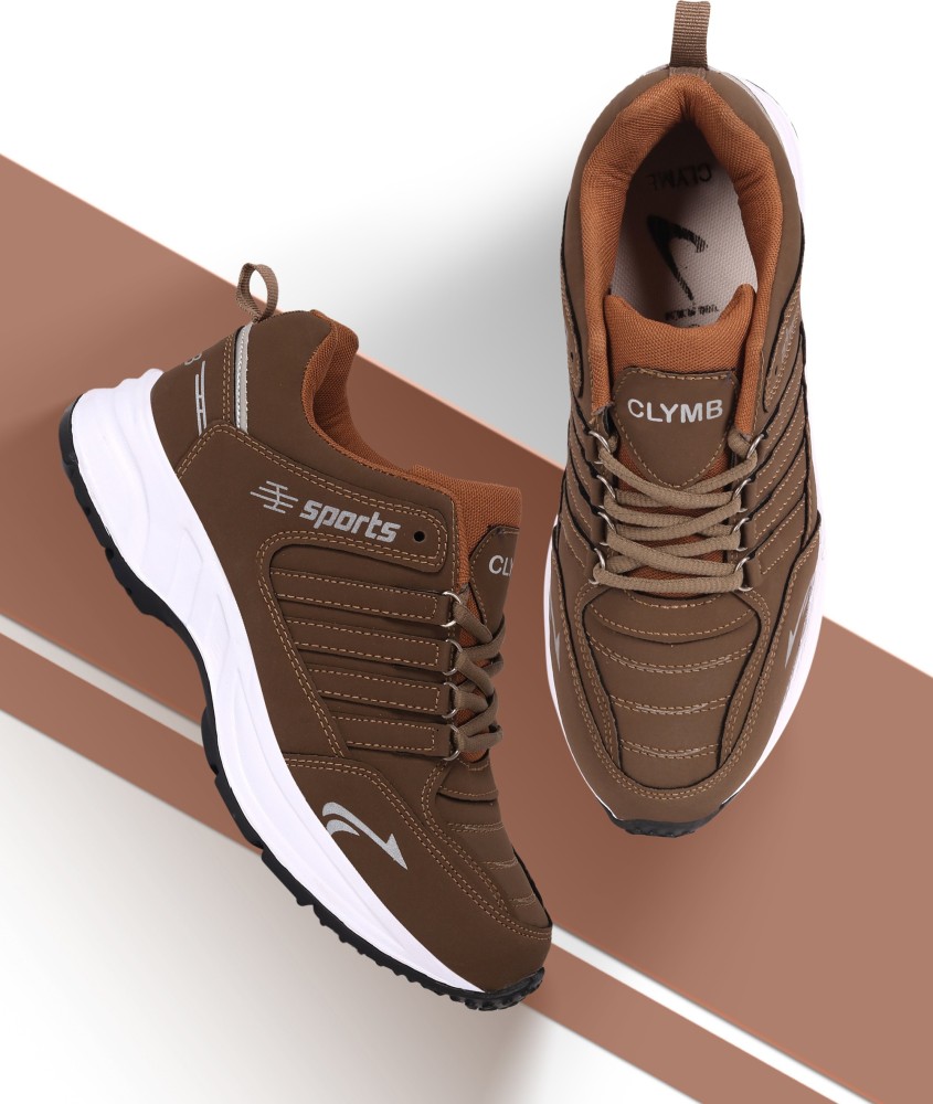 Brown hotsell sports shoes