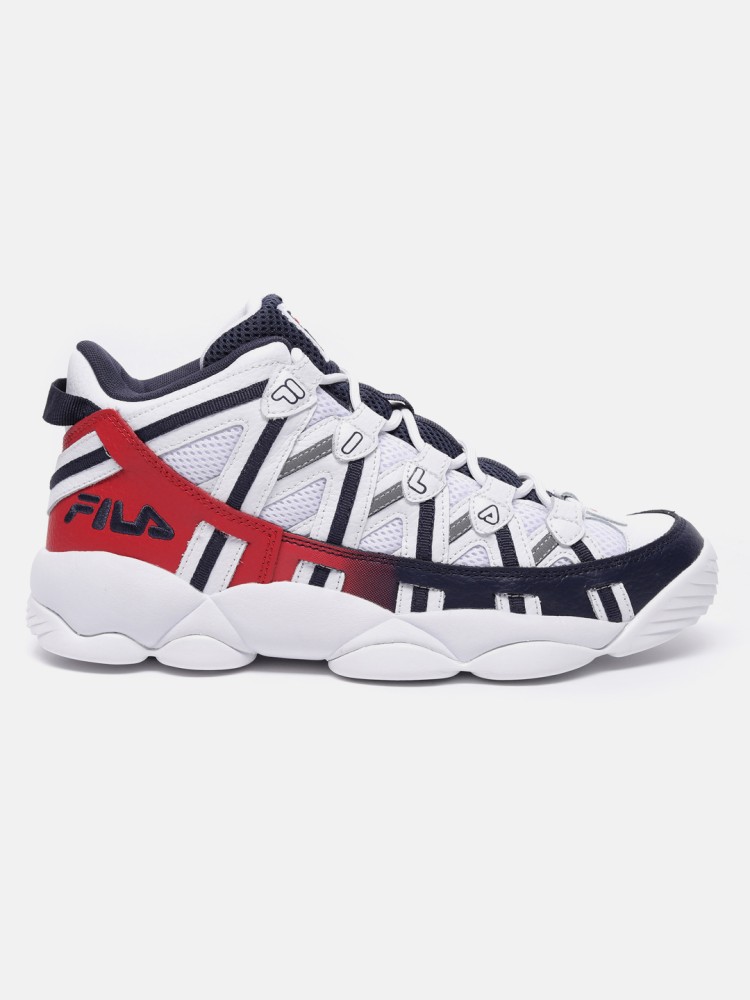 Fila shoes red deals white and blue