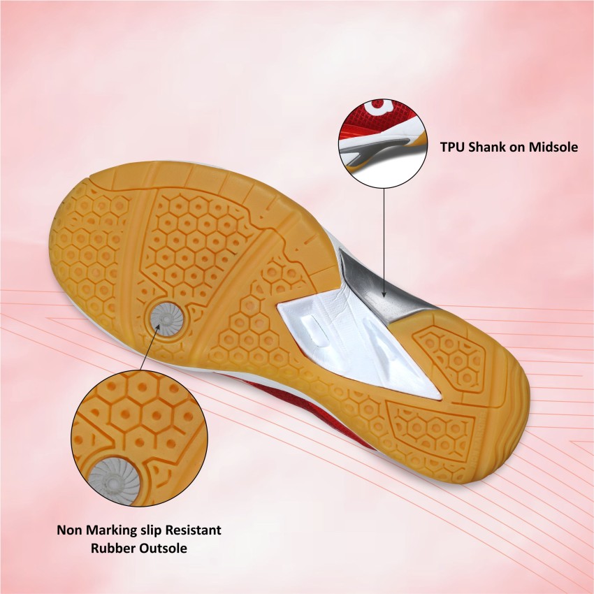 Rubber sole shoes hot sale for badminton