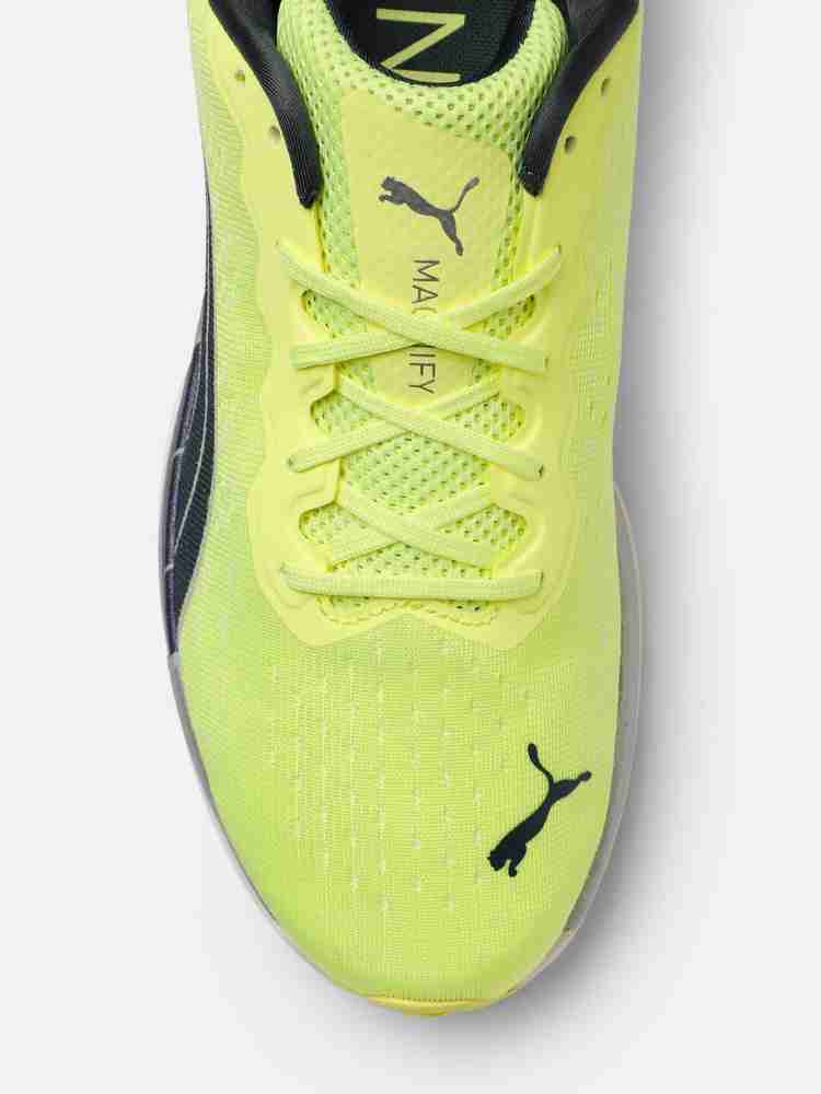 PUMA Puma Men Fluorescent Green Magnify Nitro Running Shoes