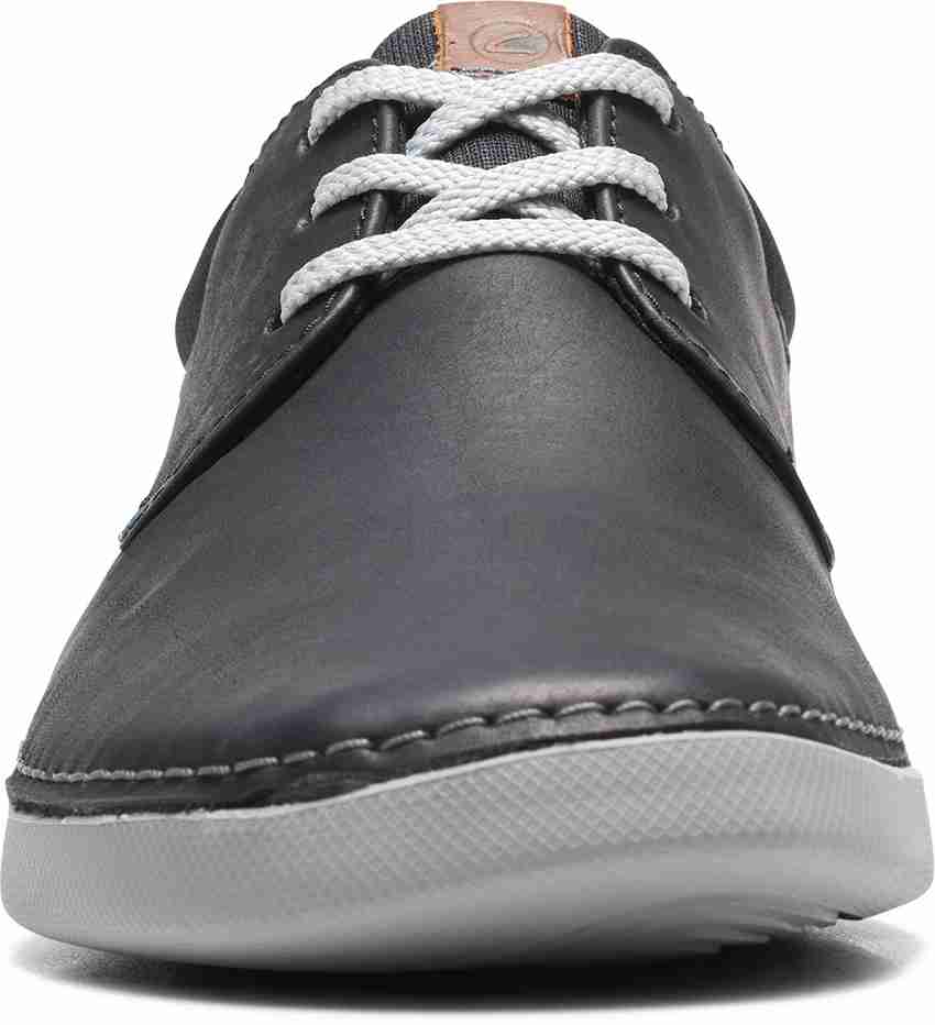 Clarks Mens Gereld Low Lace Up Shoes Black Size 11 5 M