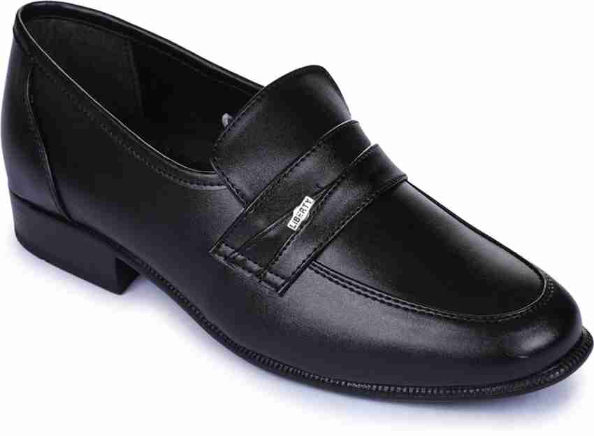 LIBERTY Fortune by Liberty ENCON Black Formal Shoes for Men Slip On For Men Buy LIBERTY Fortune by Liberty ENCON Black Formal Shoes for Men Slip On For Men Online at Best Price