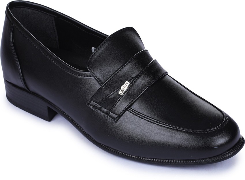 Liberty black leather formal shoes hotsell