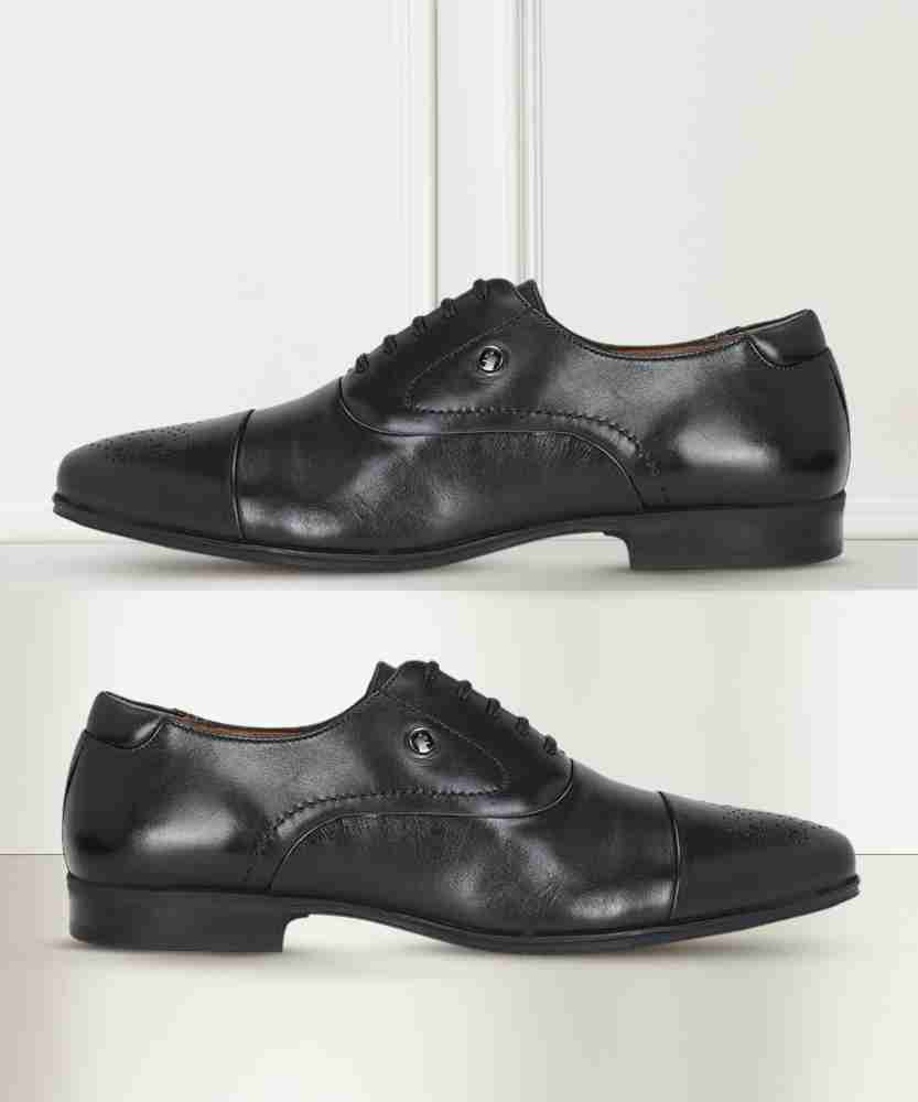 Buy Louis Philippe Men White Lace Up Shoes at Redfynd