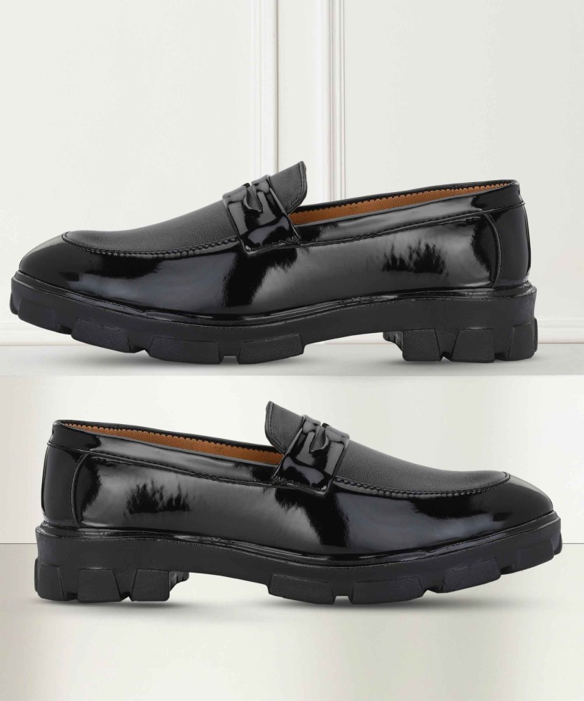 Stylelure Leather Premium High Heels Black Formal Shoes Loafers For Men Buy Stylelure Leather Premium High Heels Black Formal Shoes Loafers For Men Online at Best Price Shop Online for