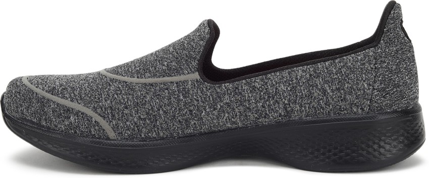 Skechers go walk outlet 4 magnificent black grey