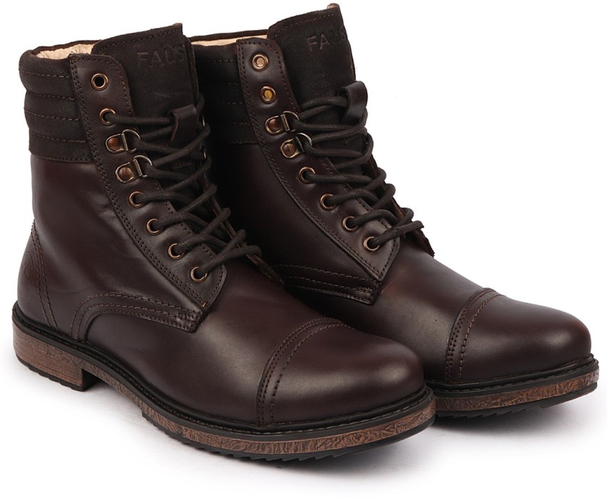 Men's cheap biker boots