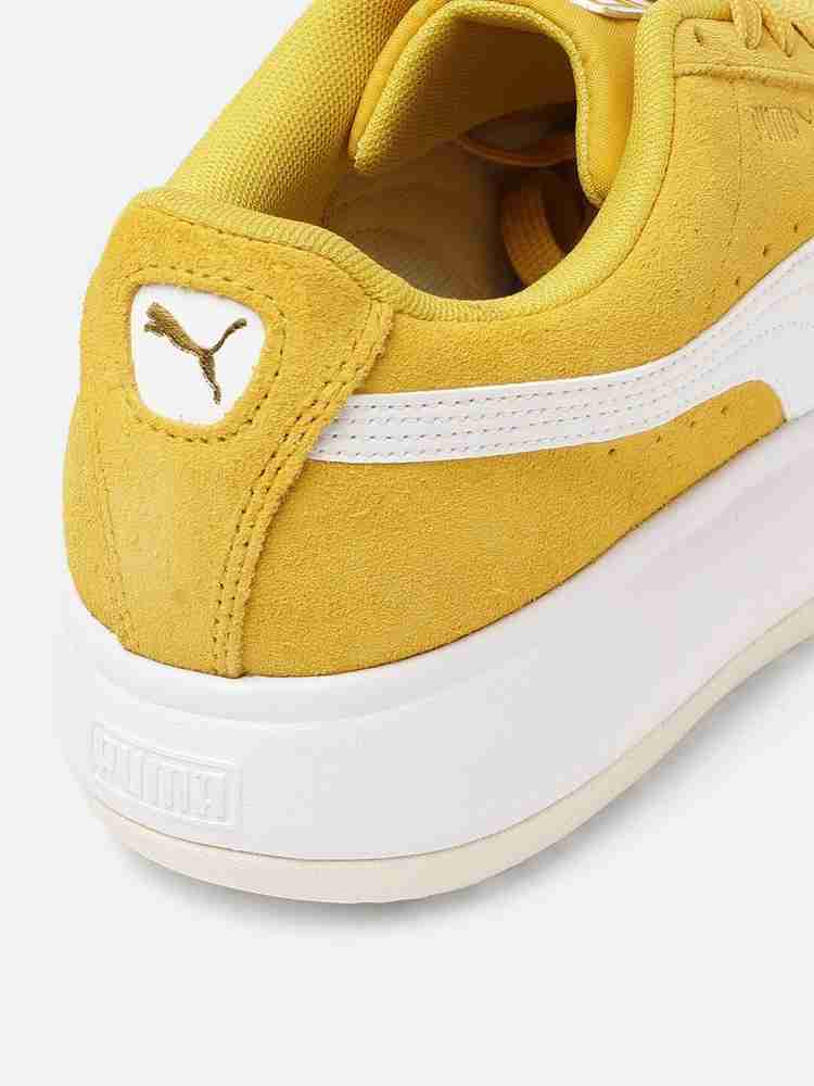Puma sneakers womens yellow hotsell