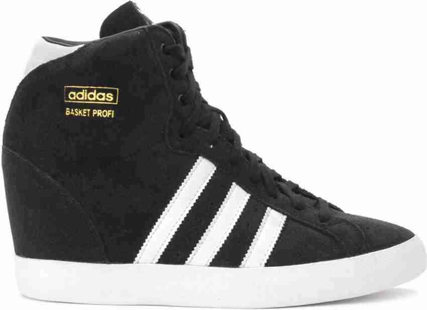 ADIDAS Basket Profi Up W High Ankle Sneakers For Women Buy Black Color ADIDAS Basket Profi Up W High Ankle Sneakers For Women Online at Best Price Shop Online for