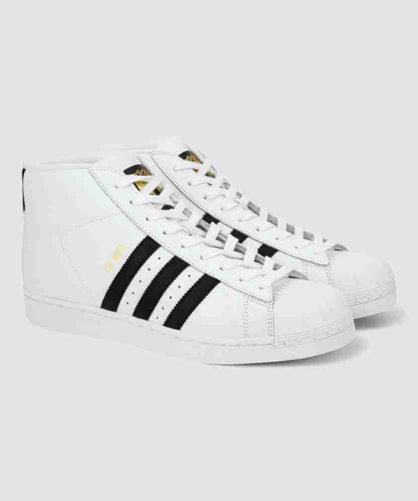 ADIDAS ORIGINALS PRO MODEL Sneakers For Men Buy FTWWHT CBLACK FTWWHT Color ADIDAS ORIGINALS PRO MODEL Sneakers For Men Online at Best Price Shop Online for Footwears in India Flipkart